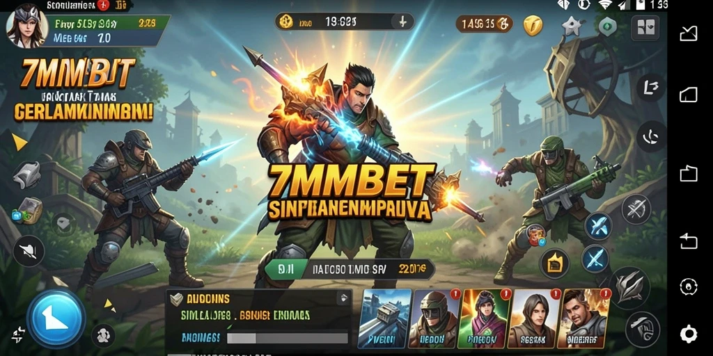 Tampilan gameplay seru dan menegangkan dalam 7MMBET.