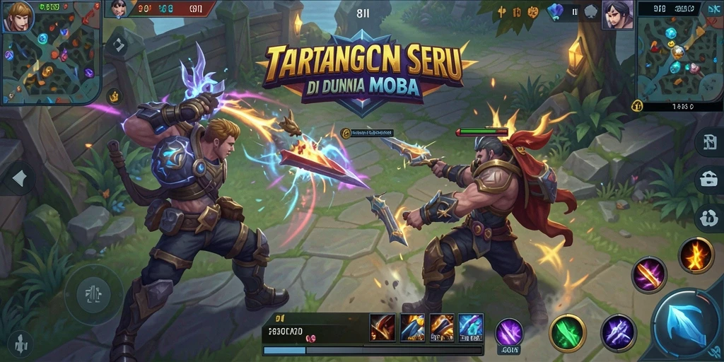 Tampilan gameplay 8II yang dinamis dan seru.