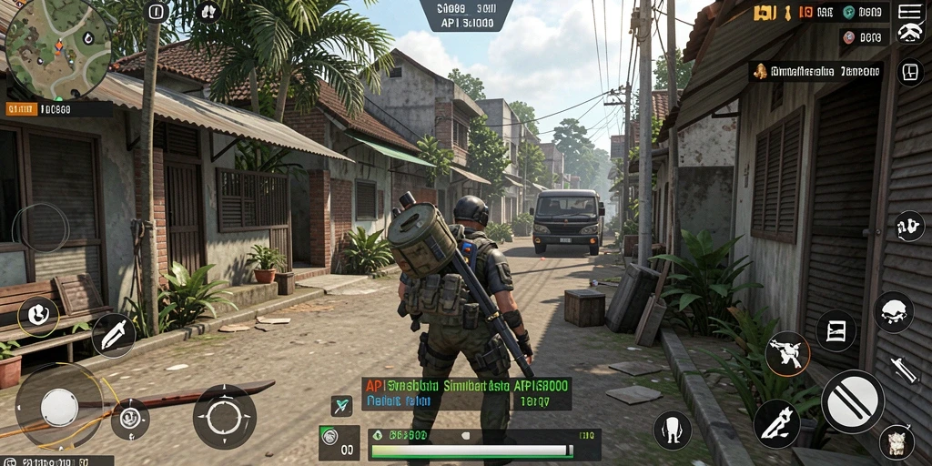 Tampilan menarik gameplay API5000 yang menampilkan interaksi simulasi yang dinamis.