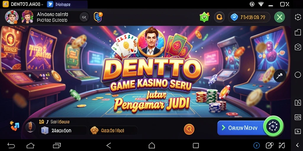 Tangkapan layar DENTOTO menampilkan pemain terlibat dalam permainan kasino yang seru.