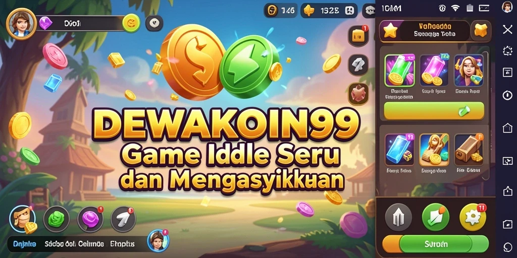 Tampilan gameplay seru dan menarik dari DEWAKOIN99.