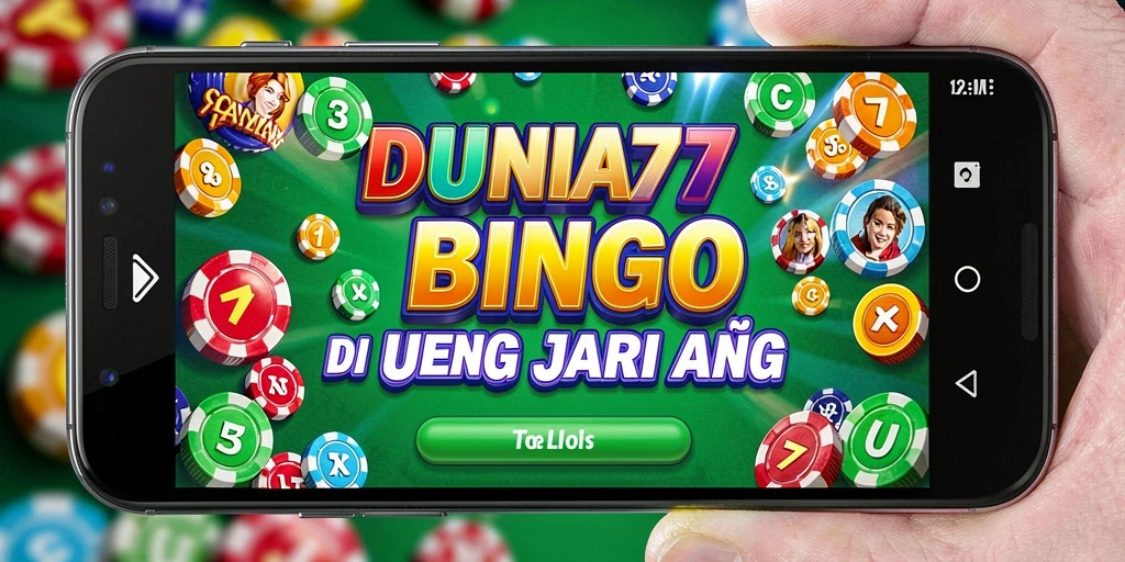 Tampilan gameplay seru Bingo DUNIA77 yang memikat.