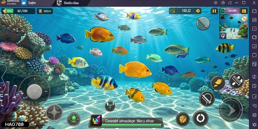 Gameplay seru menembak ikan di HAO788.