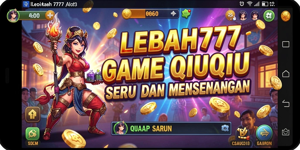 Tampilan layar permainan QiuQiu yang menarik di LEBAH777.