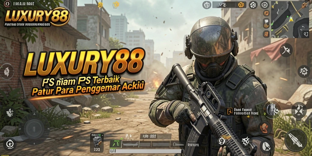 Tampilan gameplay seru dari LUXURY88 dengan aksi menembak yang intens.