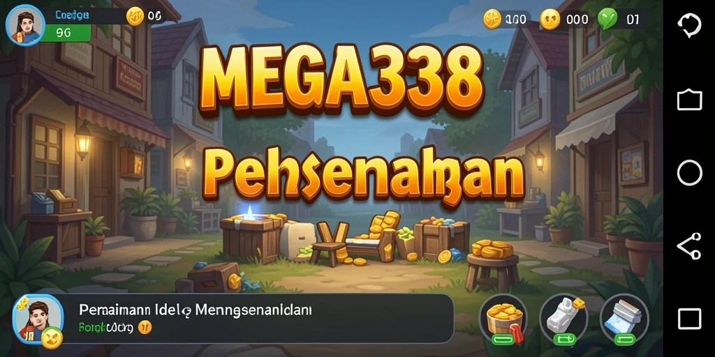 Tampilan menarik dari gameplay MEGA338 yang menampilkan aktivitas idle.