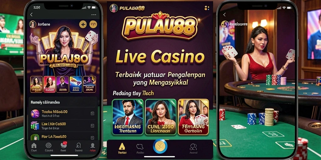 Tampilan gameplay Live Casino PULAU88 yang mendebarkan dan interaktif.