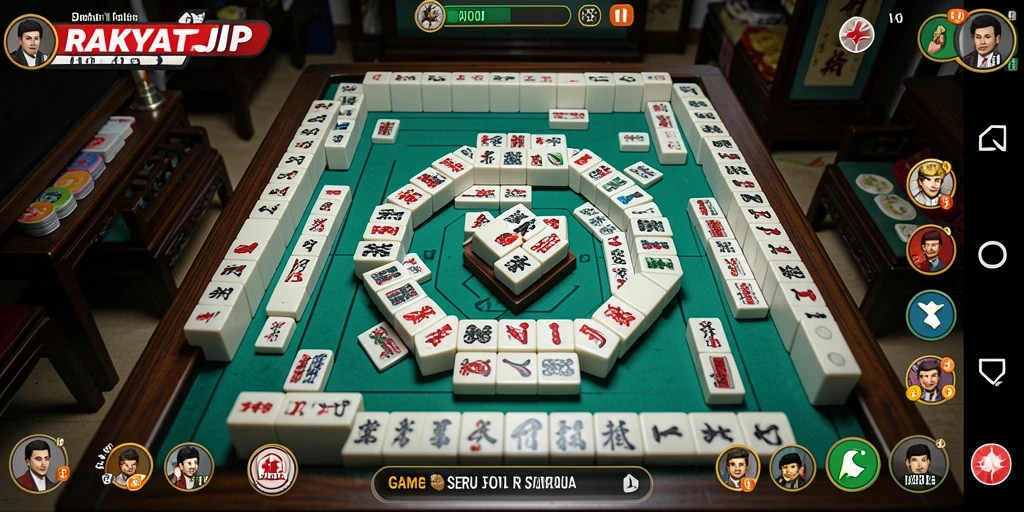 Tampilan gameplay RAKYATJP yang menarik dan mengasyikkan.