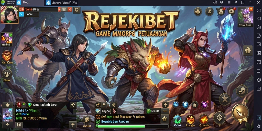 Tampilan menarik dari gameplay REJEKIBET yang penuh action.