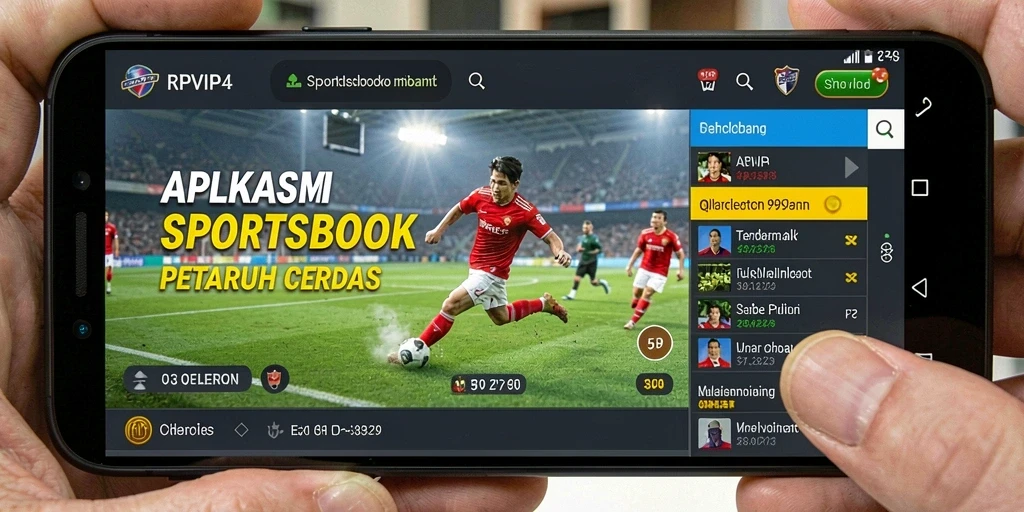 Gameplay RPVIP4 menampilkan fitur taruhan olahraga yang menarik.