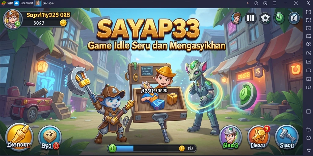 Tampilan gameplay Idle yang mengasyikkan dari SAYAP33.