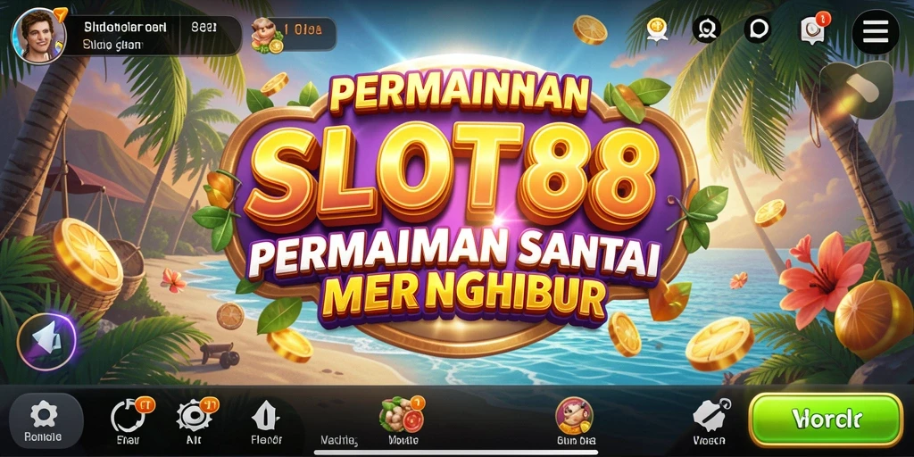 Tampilan gameplay SLOT88 yang menarik dan penuh warna.