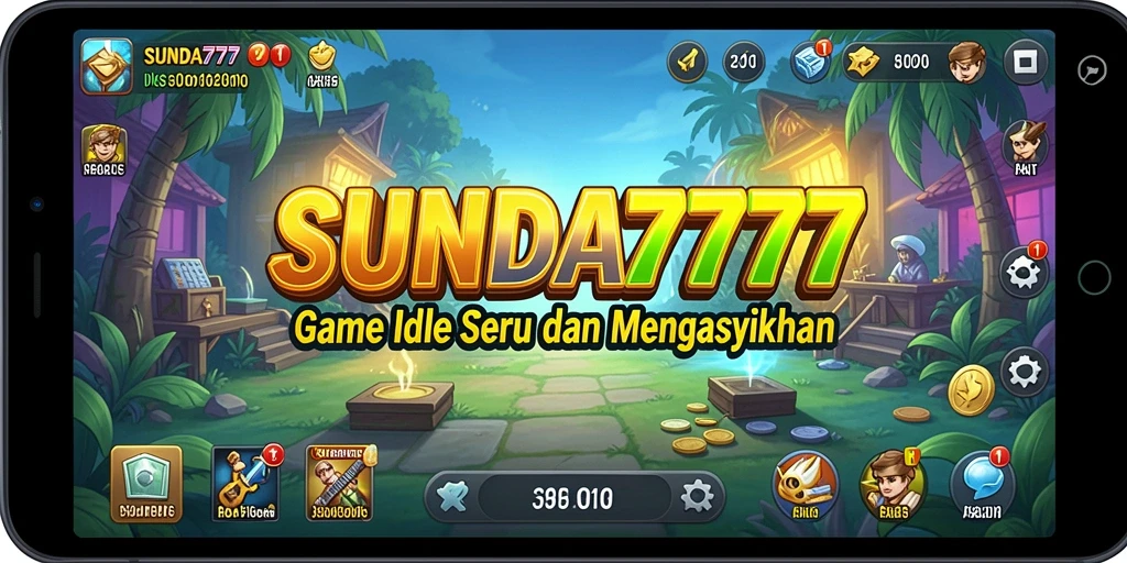 Tampilan gameplay SUNDA777 yang menarik dengan karakter unik.