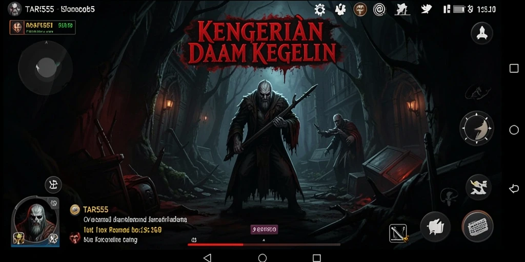 Gameplay menegangkan TAR555 dengan suasana horor yang mencekam.