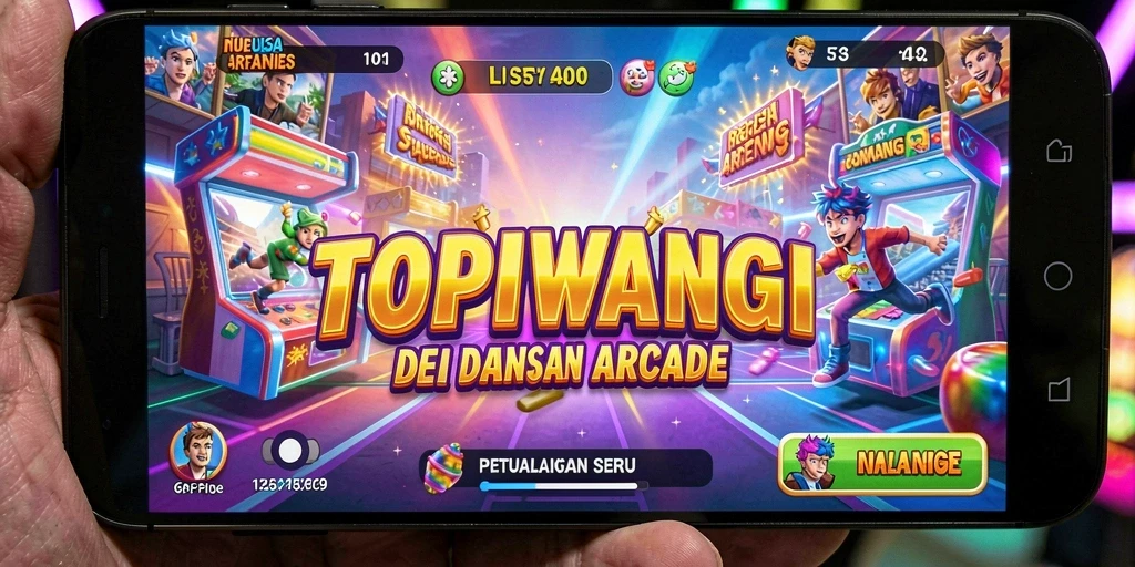 Screenshot gameplay seru TOPIWANGI dengan berbagai rintangan.