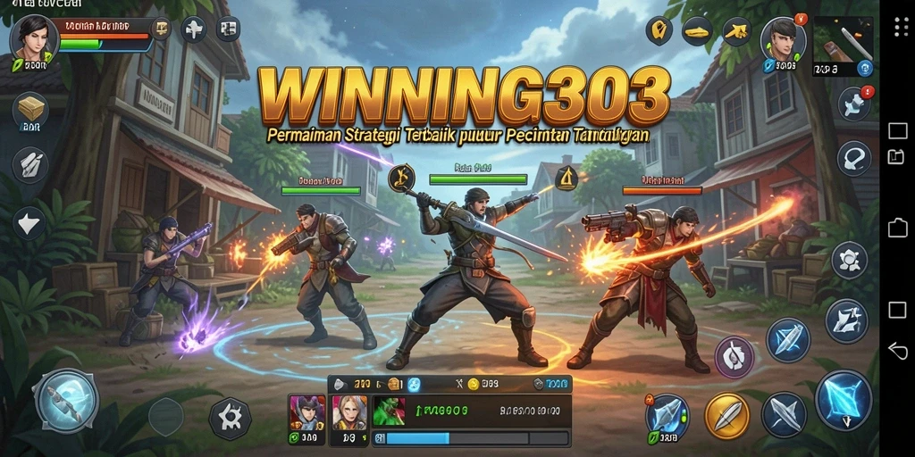 Screenshot gameplay WINNING303 menunjukkan strategi pertempuran yang mendebarkan.